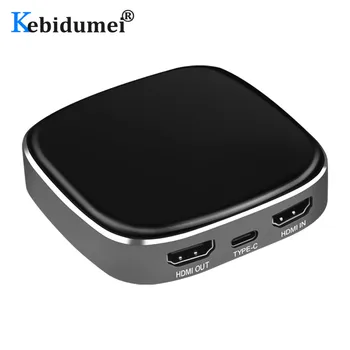 

Type C HDMI Video Capture Card 4K 60fps Grabber HDMI to Type C Capture Device Dongle Game Streaming Live Stream for Xbox PS4