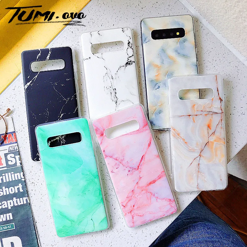 

Matte Marble Silicon Case For Samsung A10 A20 A30 A50 A70 M10 S7 edge S8 S9 Plus S10 Lite Note 8 9 A6 A8 Plus Back Phone Cover