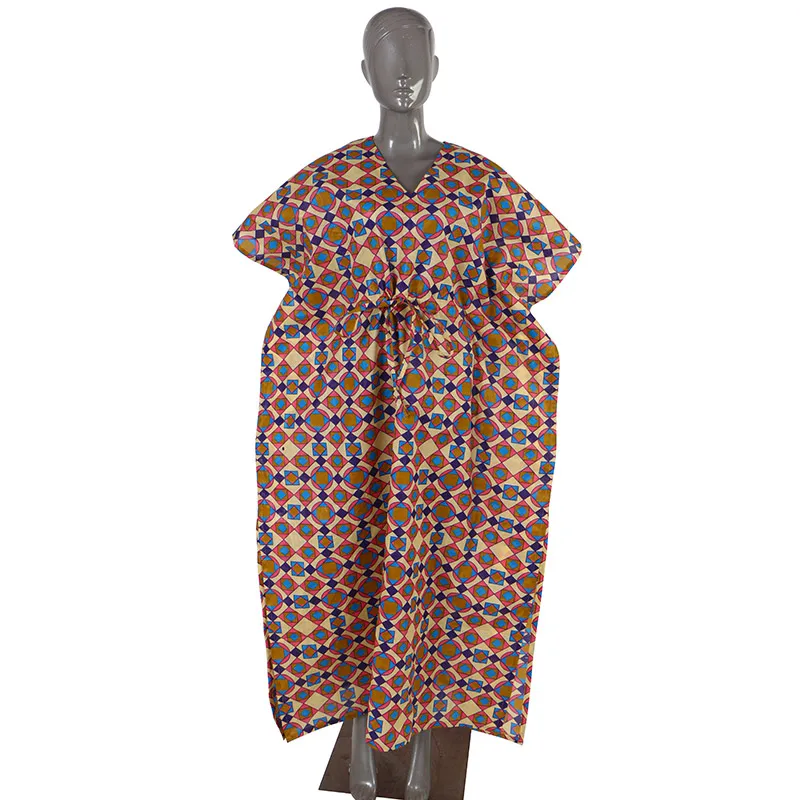 

Free size Robes Dashiki African Dresses for Women Bazin Riche Ankara Print Long Dresses Women African Clothing Dress YF001