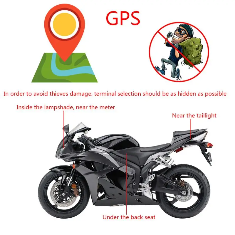 Глобальная система позиционирования Автомобильный gps трекер GT02A Google link отслеживание в реальном времени Противоугонная LX9C
