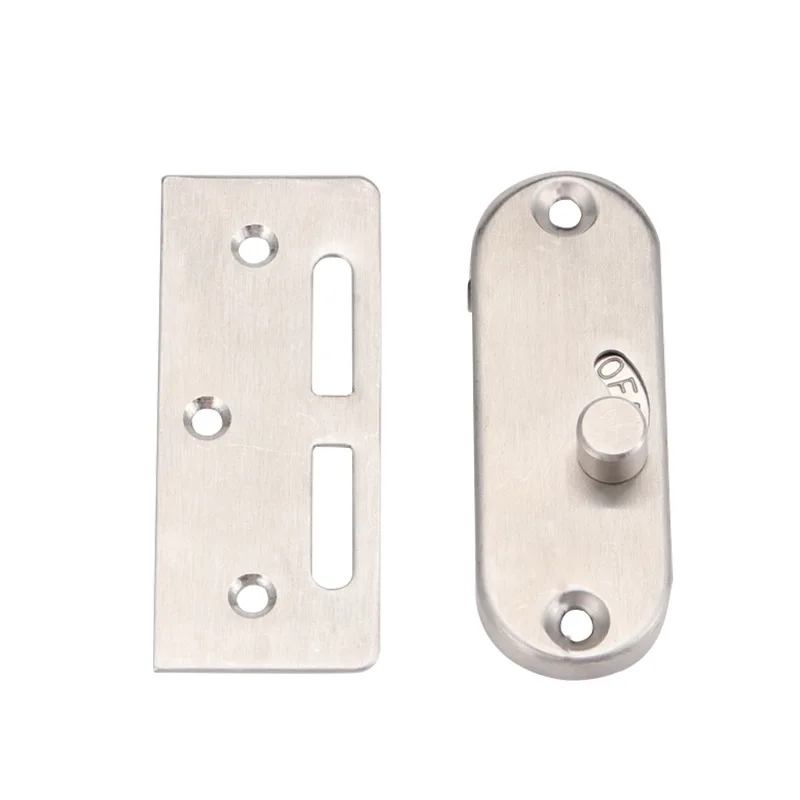 2PCS Stainless Steel Sliding Door Hook Lock for Aluminum Alloy Wooden Doors Lock 