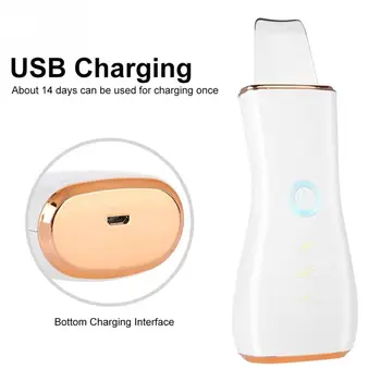 

Ultrasonic Ion Skin Scrubber Deep Cleansing Face Skin Cleaner Blackhead Acne Removal Facial Skin Care Machine