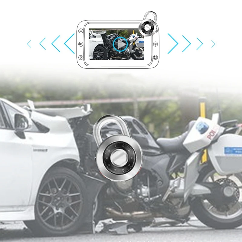  HD Vorne und Hinten 1080P Objektiv mit Wifi Motorrad Lokomotive Fahren Recorder GPS Fahren Recorder