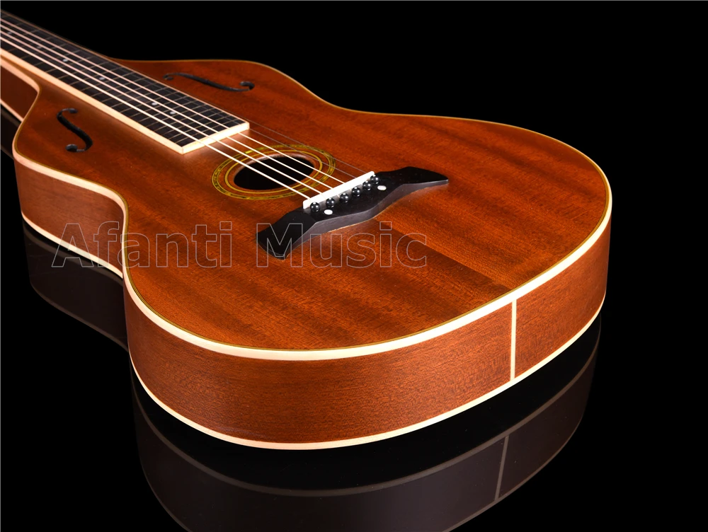 Все твердые Sapele Дерево Weissenborn Гавайская горка гитара Afanti музыки(HG-950S