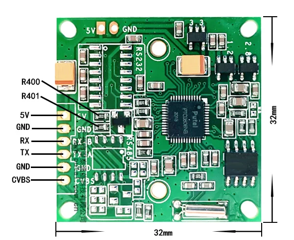 300,000 Serial Port Camera / Industry / Agriculture / Reservoir / TTL / RS485 / 232 Interface/Camera PTC08 gas welding machine