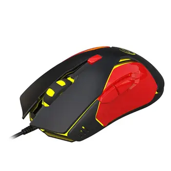 

Optical Colorful LED Light Wired Mouse Six Key Computer Gaming Mice for Office B36A