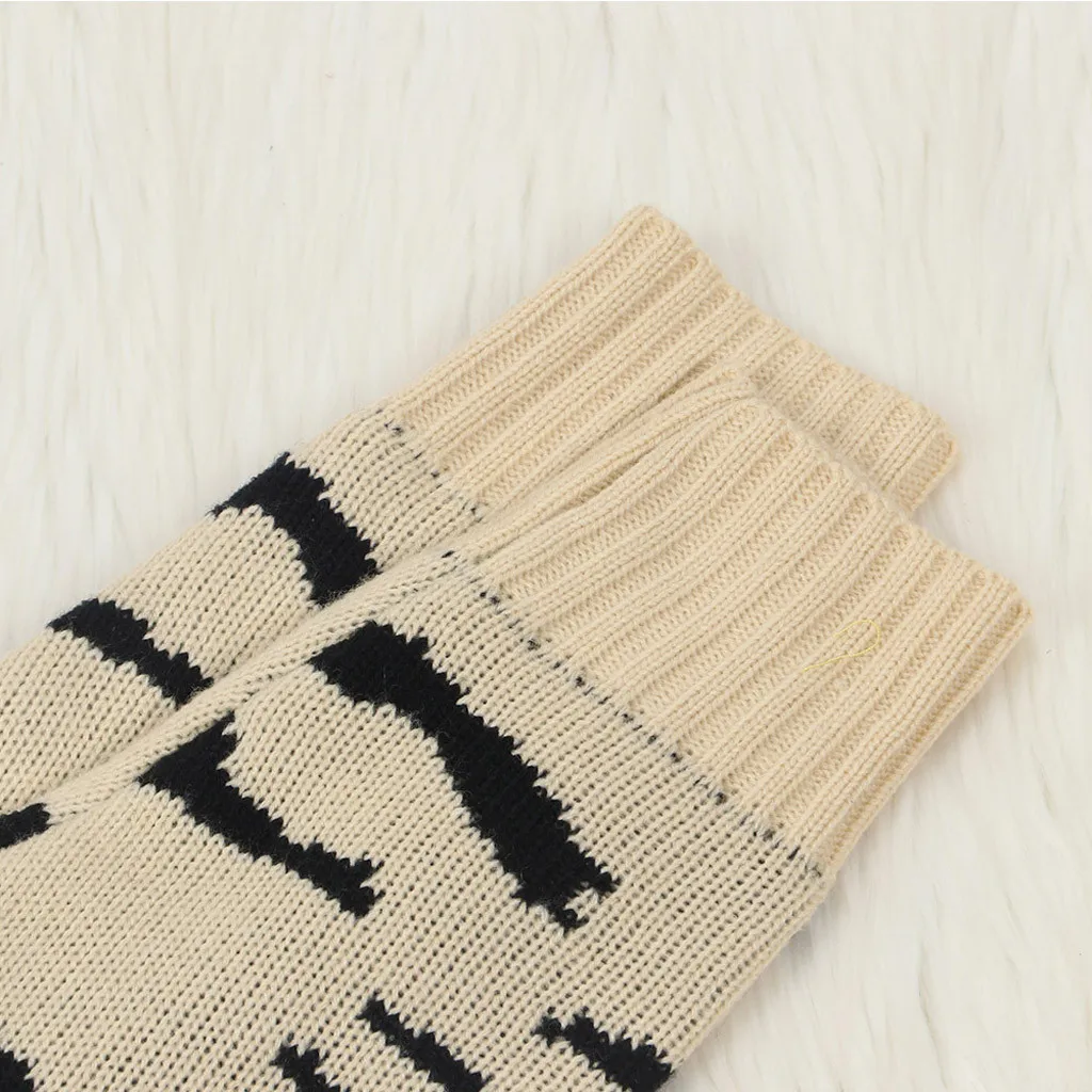 Jaycosin Fashion Women Simple Wild Animal Print Patchwork Sweater Stylish Long Sleeve Comfortable Casual Loose Top Blouse 928#4