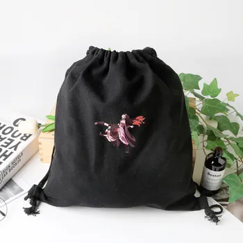 

KPOP Anime Cartoon Printing Demon Slayer Ghost Blade Drawstring Bag Adjustment Agatsuma Zenitsu Kamado Nezuko wj110