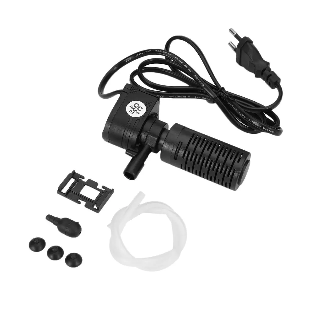 

3/5W 3 in 1 Portable Aquarium Internal Filter Multi-Functional Water Pump Fish Tank Filter Fish Tank Submersible Pump 220-240V
