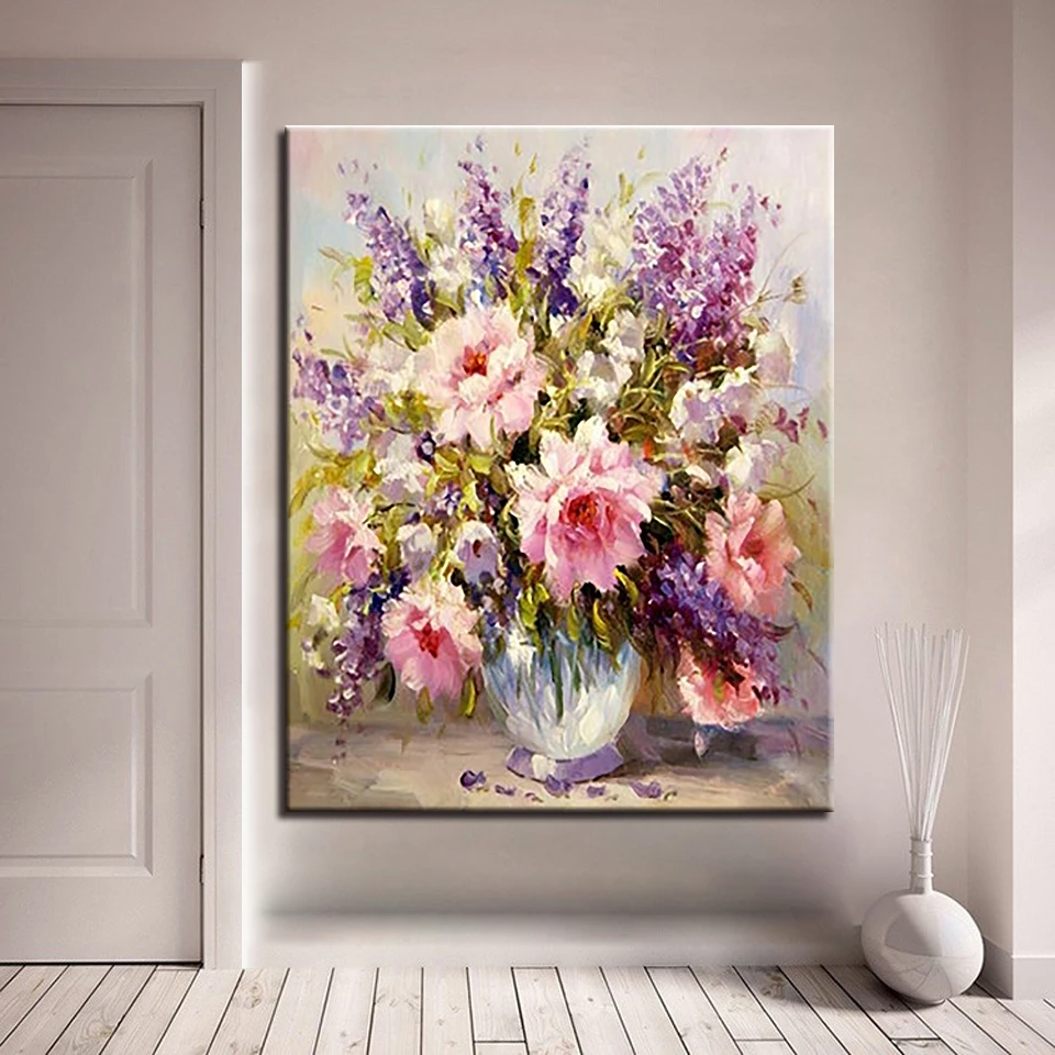 

Lavender DIY Painting By Numbers Kits Calligraphy Painting Acrylic Paint By Number For Home Decoration A work of art