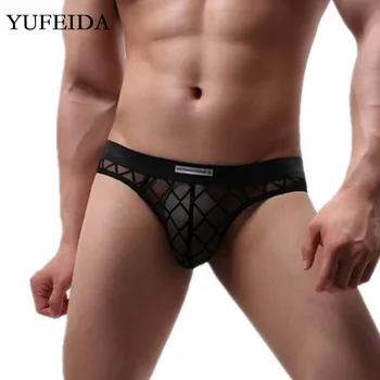 

Sexy Mens Underwear Briefs Bikini Tight See Through Mens Underwear Gay Mesh Underpants Bulge Pouch Thongs Panties Mens Briefs