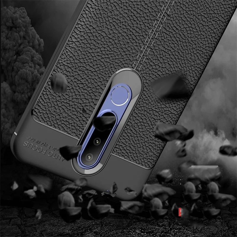 Чехлы для Nokia 9 Pureview 3,1 7,1 5,1 плюс 8,1 2,1 3,1 чехол Чехол из силикона и ТПУ для роскошный гибкий противоударные кожаные текстурированное покрытие