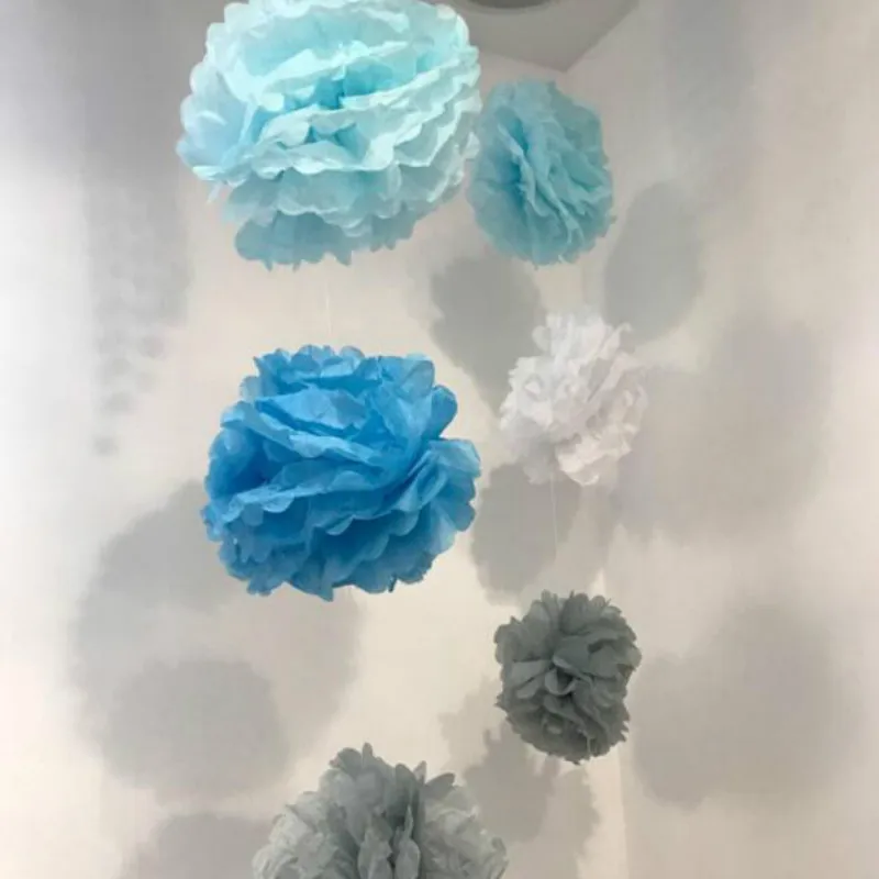 30pcs Handmade Tissue Paper Flower For Home Garden Wedding Birthday Party DIY Decoration 20010901