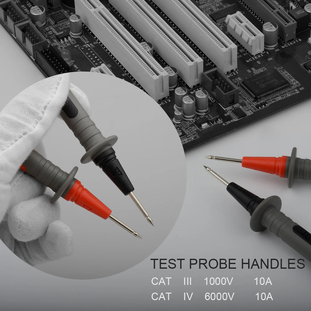 Тестовый зонд для мультиметра, пробник, тестовые провода для мультиметра, кабель с клещи alligator, наконечник иглы, щупы, тестовые провода, наборы