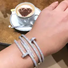 Monaco дизайнерский Топ аксессуары модный Уникальный Браслет-манжета AAA циркон микро браслет