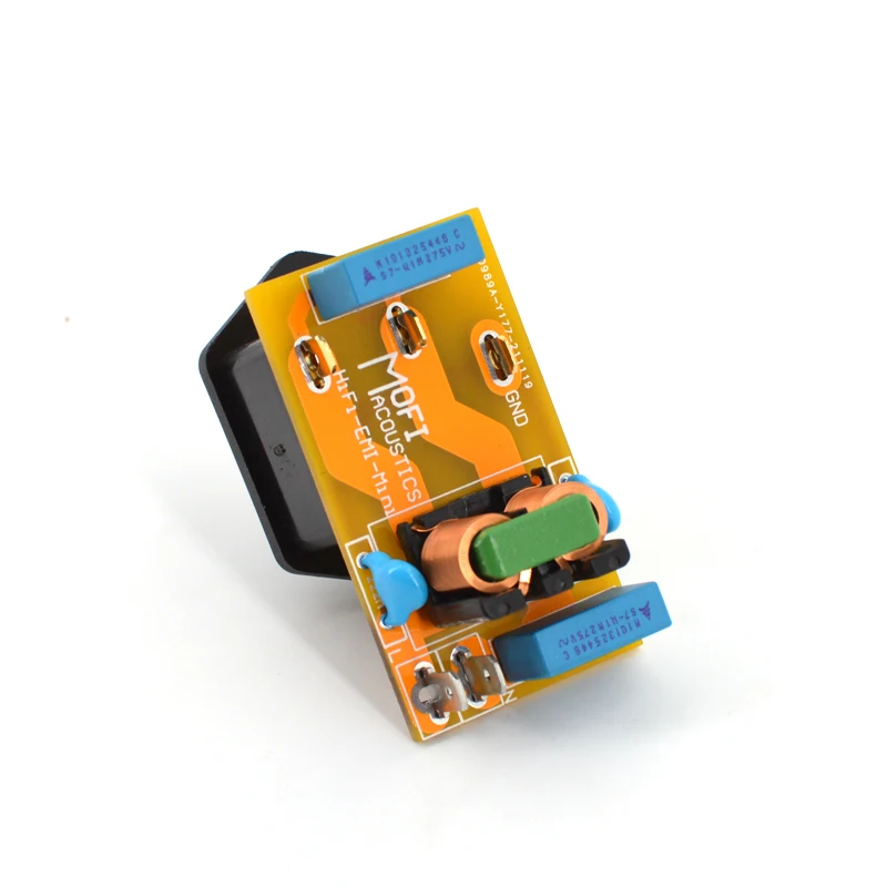 AC Power Filter Socket MOFI Gold-Plated AC Power Tail Plug-In 10A EMI Filter Socket For HiFi Audio（New Design）