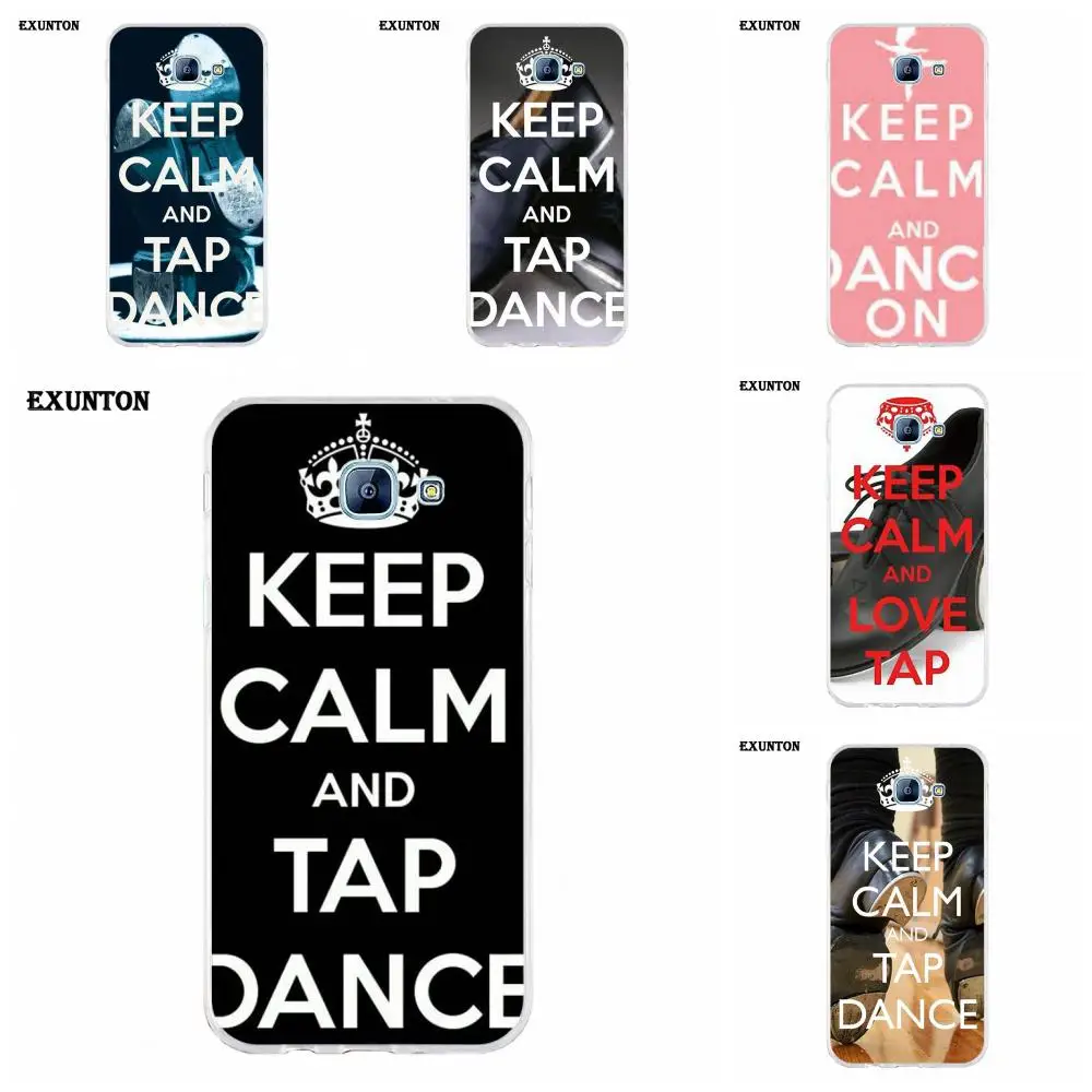 Keep Calm And Tap Dance Dancing Soft TPU индивидуальный дизайн для Xiaomi Redmi Note 2 3 3S 4 4A 4X 5 5A 6 6A Pro Plus |