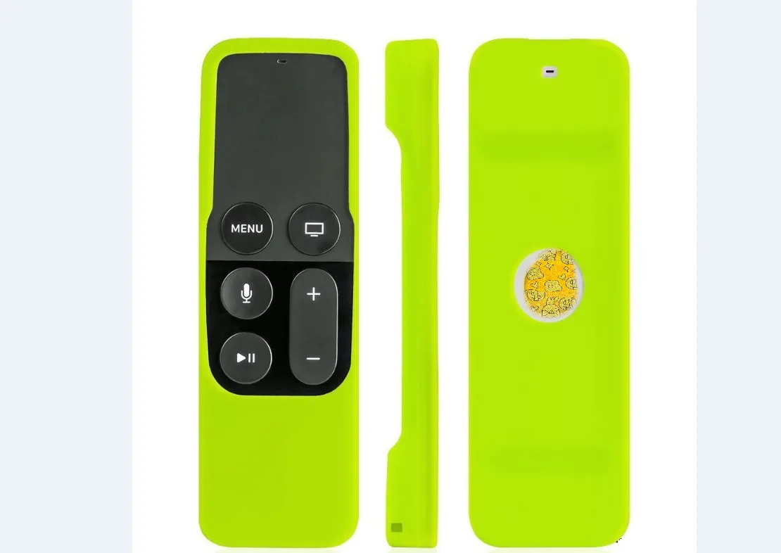 3 Мягкий силиконовый защитный чехол с ремешком для Apple tv 4-го поколения 4 поколения Siri пульт дистанционного управления - Цвет: 3