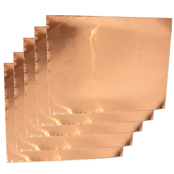 

Multi Purpose 22.5x30cm Self-Adhesive Guitar Copper Shielding Foil Tape 5 Sheet/pack