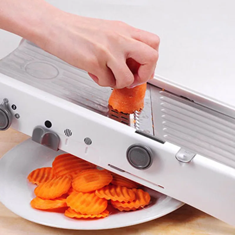  Manual Professional Grinder Stainless Steel Slicer Vegetable Kitchen Tool Multi-Function Adjustable