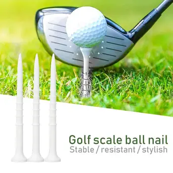 

Portable White Soft Rubber Cushion Top Sporting Plastic Ball Stud Golf Nail Action Correction Device Trainging Aids