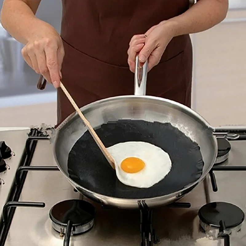 

2pcs Reuseable Non-stick Mat Pan Fry Liner Sheet Cooking Wok Sheet Pad Kitchen BBQ Baking Mats Cooking Tool Round