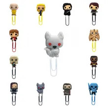 1 шт. Игра престолов Bookmarks для книг Горячие Мини фигурки закладки книги скрепки для школы учительницы офиса поставка подарок на день рождения