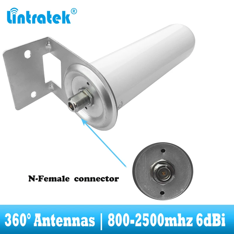 Lintratek 2G 3g 4G всенаправленная наружная антенна 360 ° ловит сигнал для сотового телефона усилитель сигнала GSM LTE WCDMA