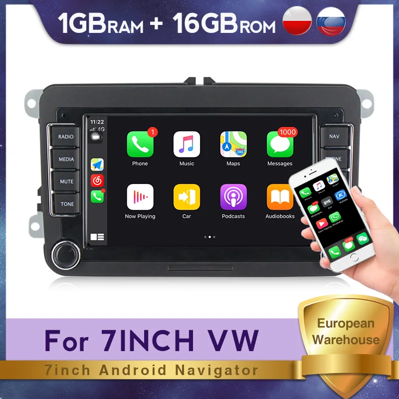NaviFly Android Car Multimedia Player Radio GPS For VW/Volkswagen/Golf/Passat/b7/b6/Skoda/Seat/Octavia/Polo/Tiguan | Автомобили и