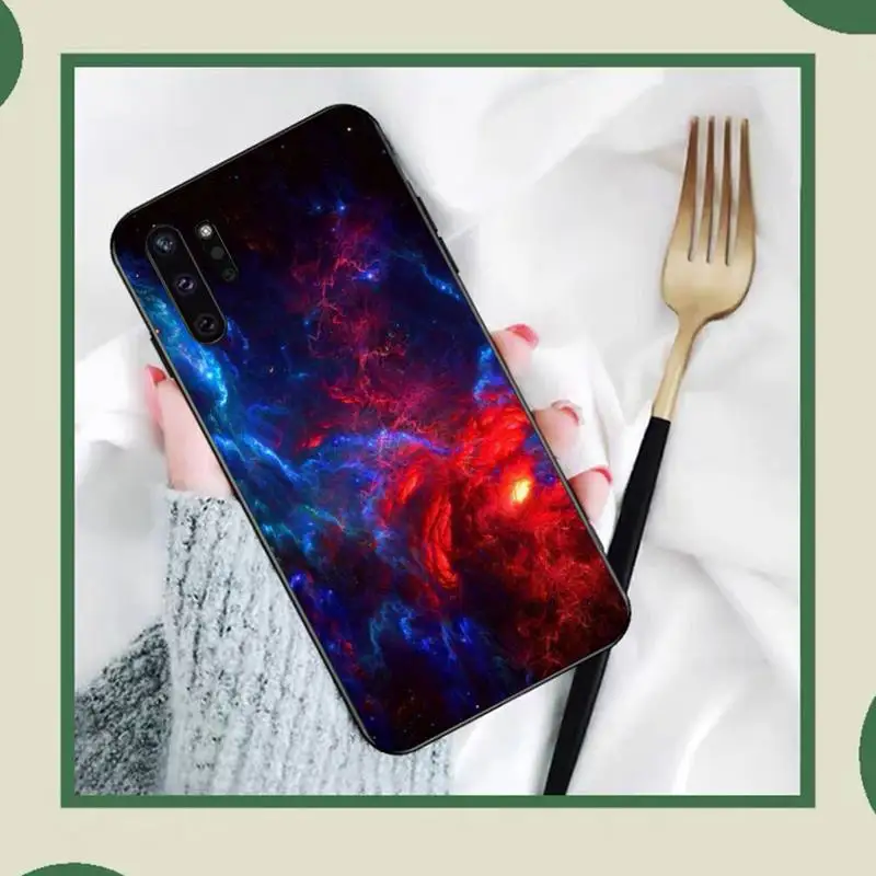 TOPLBPCS pace для galaxy universe Star Dark мягкий черный чехол телефона Samsung Note 3 4 5 7 8 9 10 20 pro lite ultra