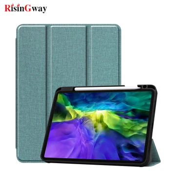 

RisinGway 11 inch Tablet Stand Cover for IPad Pro 2020 Fold Back Smart Case for IPad Pro 11 12.9 2020 Tablet Cases Funda Capa