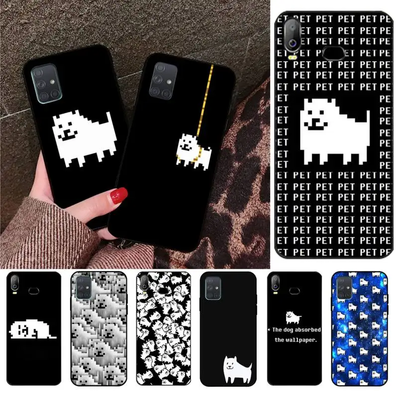 HPCHCJHM Undertale раздражающая собака DIY Роскошный чехол для телефона Samsung A10 A20 A30 A40 A50 A70