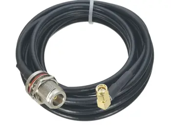 

1Pcs RG58 N Female Jack Bulkhead to SMA Male Plug Right angle Connector RF Jumper pigtail Cable 8inch~6FT