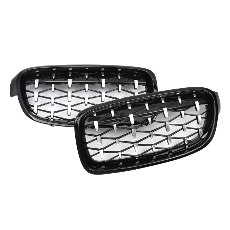 MagicKit стайлинга автомобилей гоночные решетки спереди почек Черный Запасные для BMW