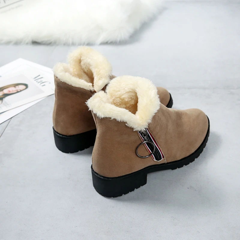Bootee/женские ботинки г.; Роскошные Дизайнерские австралийские ботинки на низком каблуке со шнуровкой и молнией с круглым носком; зимние женские ботинки