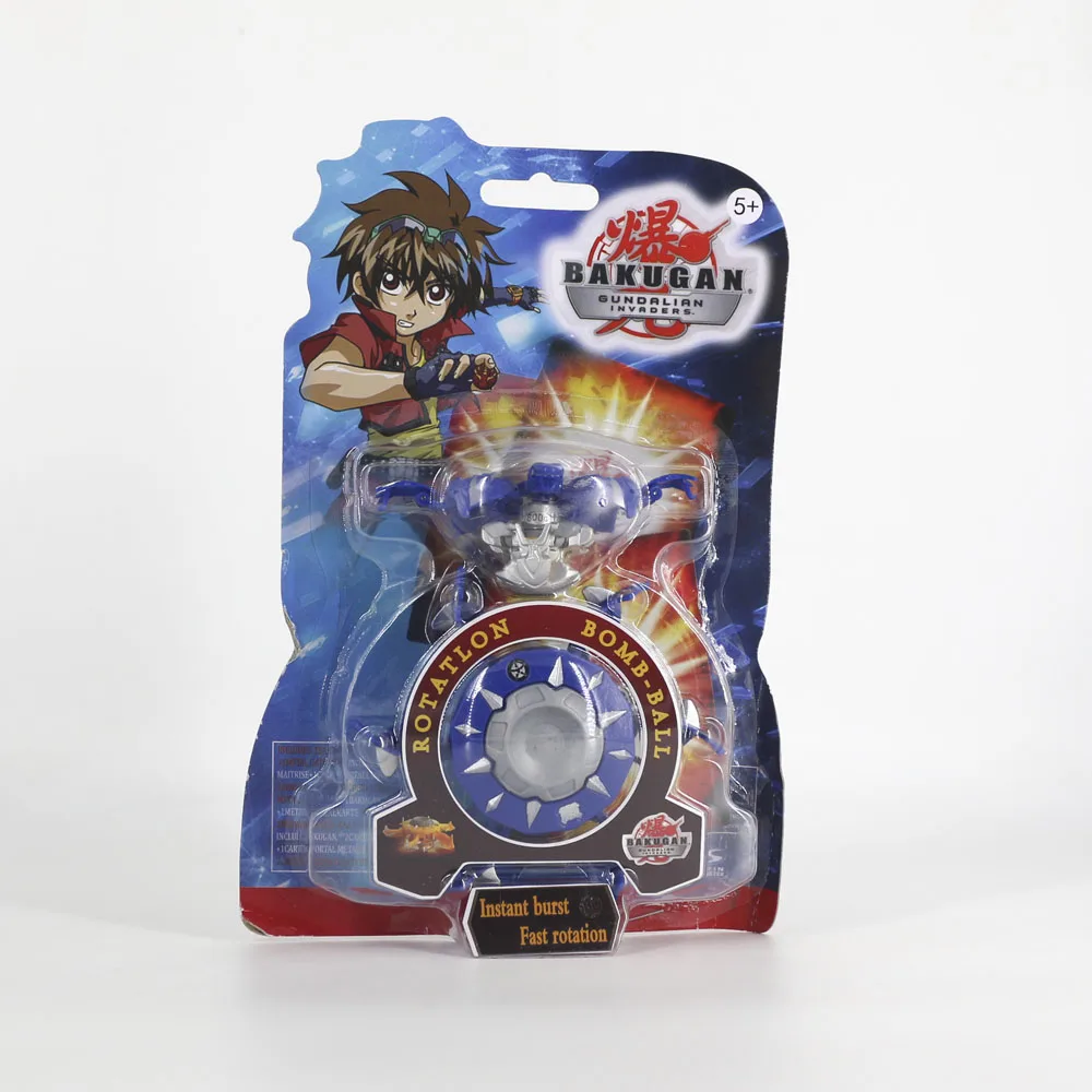 SPIN BLUE Takara Tomy Spining Топ Bakugan битва планета трансформация Драконий мяч игра бой Arean драки для мальчика Рождественский подарок - Цвет: SPIN BLUE