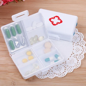 

Pill Tablet Cutter Dose Divided Storage Box Case Medicine Pill Holder Splitter Divider Pill Case Box Container