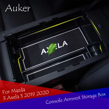 

Car Interior Decoration Console Armrest Container Storage Box Repair Accessories Style For Mazda 3 Axela 3 2019 2020