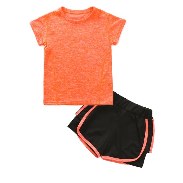 Kids Fitness Clothing Yoga Set Workout Clothes Women Running Shirt Tights  Gym Leggings Children Girl Training Compression Pants - Yoga Sets -  AliExpress