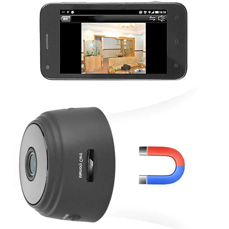 Мини камера видеонаблюдения A9 1080P Wi Fi P2P|Компактные видеокамеры| |