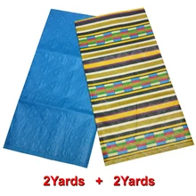 Анкара ткань из жаккардовой парчи африканская вощеная ткань печать tissu воск гхановый воск печать ткань высокого качества 4 ярда