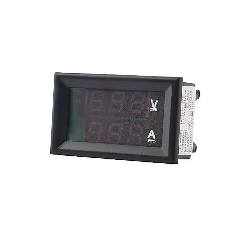 Digital Voltmeter Ammeter 10A LED Car Motorcycle Voltage Current Meter Volt Detector Tester Monitor Panel Current Meter Tester