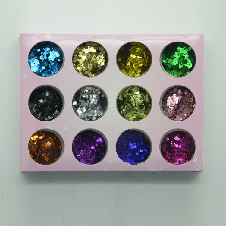 Better Think Nail Ornament 12 Цветов Блестки Маникюр Стикер s Икра наклейки для ногтей маникюра Мерцающий Порошок