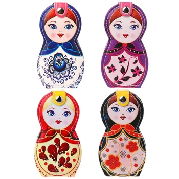 

6Pcs Professional Manicure Cleaner Case Cuticle Clipper Pedicure Russian dolls