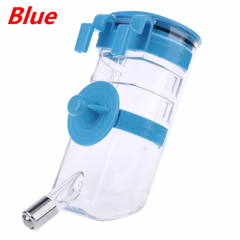 Blue Дозатор для домашних животных без капельного питателя для собак, кошек, кроликов, бутылка для воды 85WC - Цвет: Blue