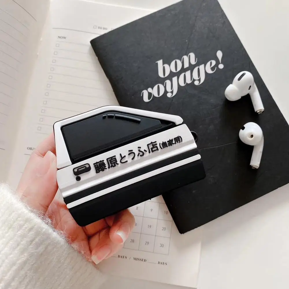 3D чехол для D Tofu Racing Car s Airpods 2 3 Pro силиконовый наушников Apple Air Pod|Аксессуары