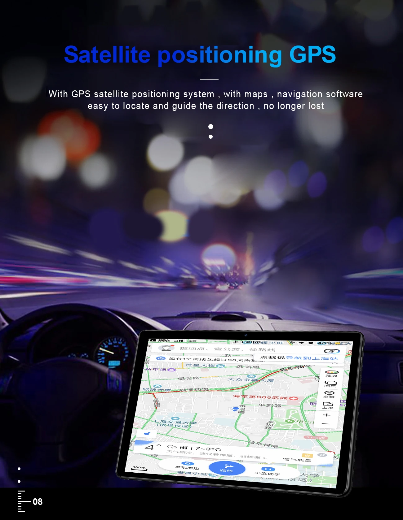 10.1 Inch Android 9.0 Tablet - Octa Core, Phone Call, Google Play, 4GB RAM, 64GB ROM, WiFi, Bluetooth, Type-C, Pad 2023 Description Image.This Product Can Be Found With The Tag Names Computer Office, Tablets