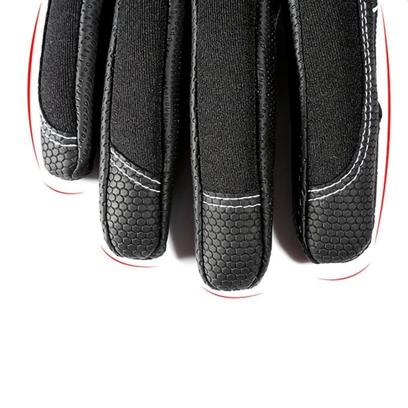 1 пар/уп. 2 дышащие кожаные перчатки с полупальцами, спортивные зимние перчатки для рыбалки, противоскользящие водонепроницаемые перчатки для велоспорта, рыбалки