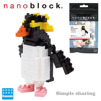 

NBC135 nanoblock Rockhopper Penguin [Mini Collection Series] 130+ pcs Age 12+
