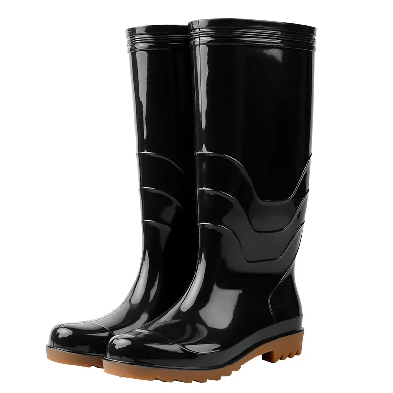 Men's Waterproof Rain Boot Men's Rubber Rain Boot Rubber Knee High